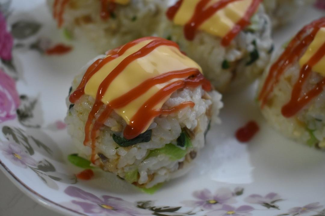 芝士就是力量【芝士肉松小饭团】