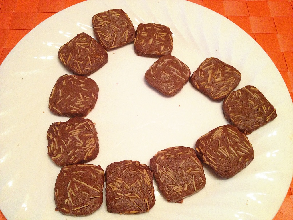 巧克力杏仁饼干