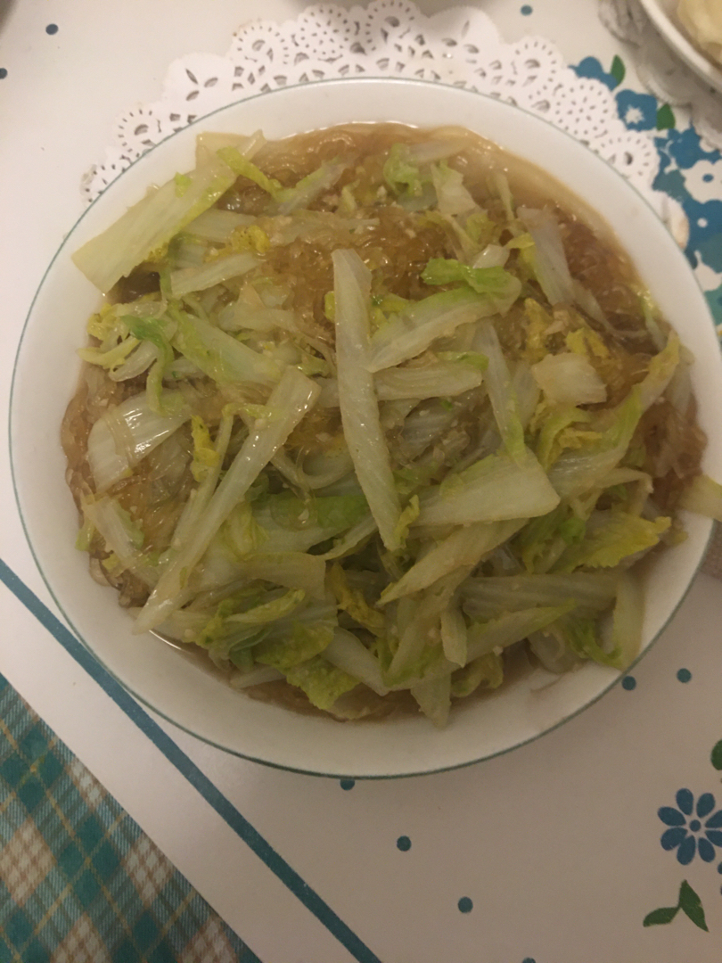 蒜蓉粉丝娃娃菜