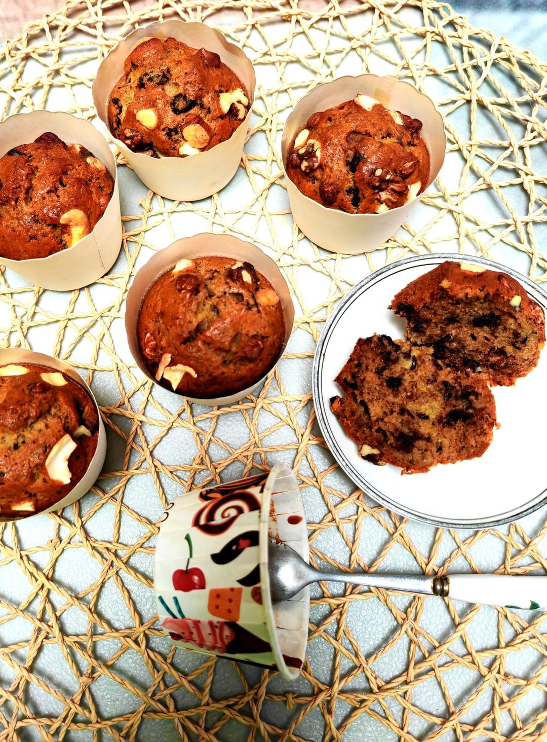 香蕉巧克力马芬