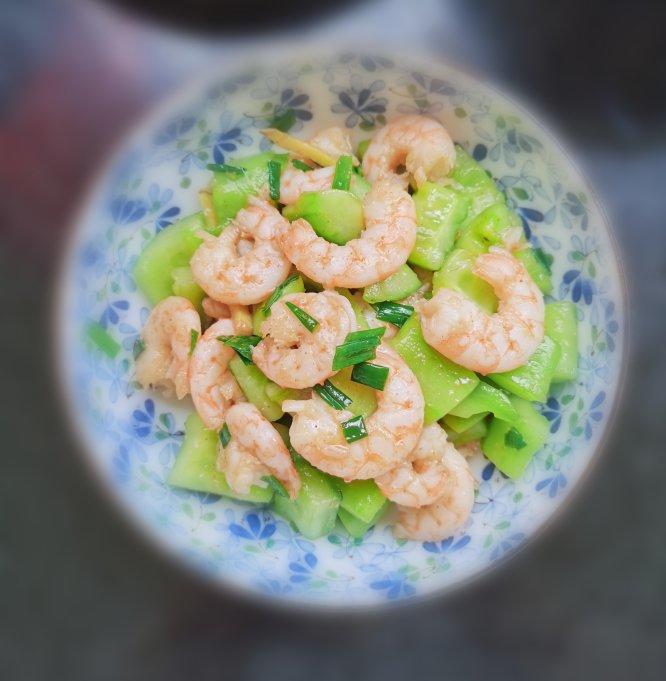 黄瓜炒虾仁