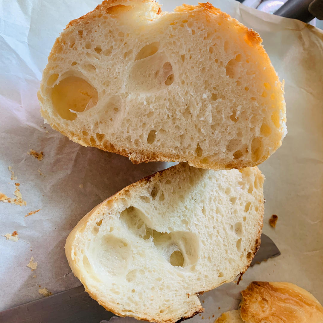 最简单的欧包发面法·只需5分钟搅一搅❗️真不揉面