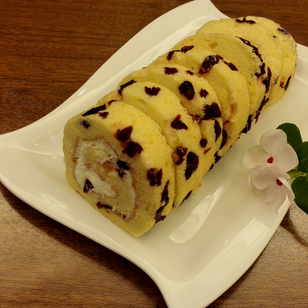 蔓越莓蛋糕卷
