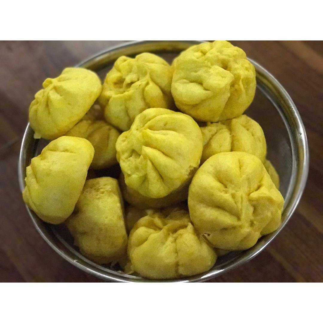 南瓜奶黄包