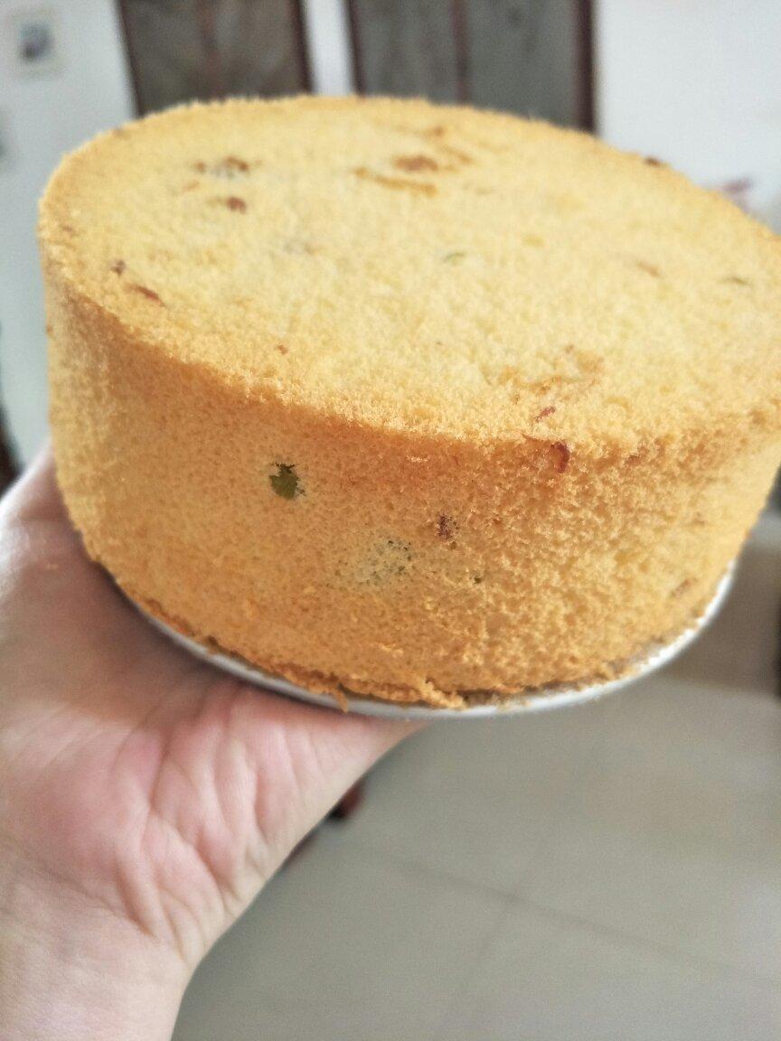 葱葱又松松戚风蛋糕