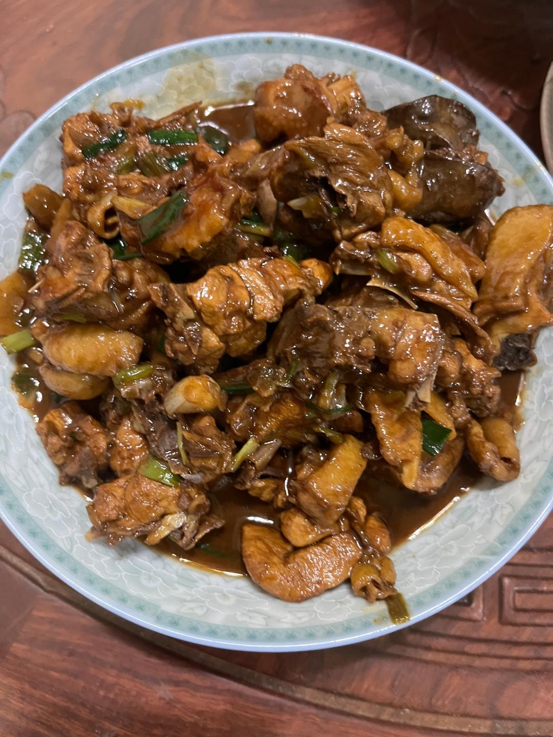 跟风做的，绝了绝了，这个葱烧鸡香S了