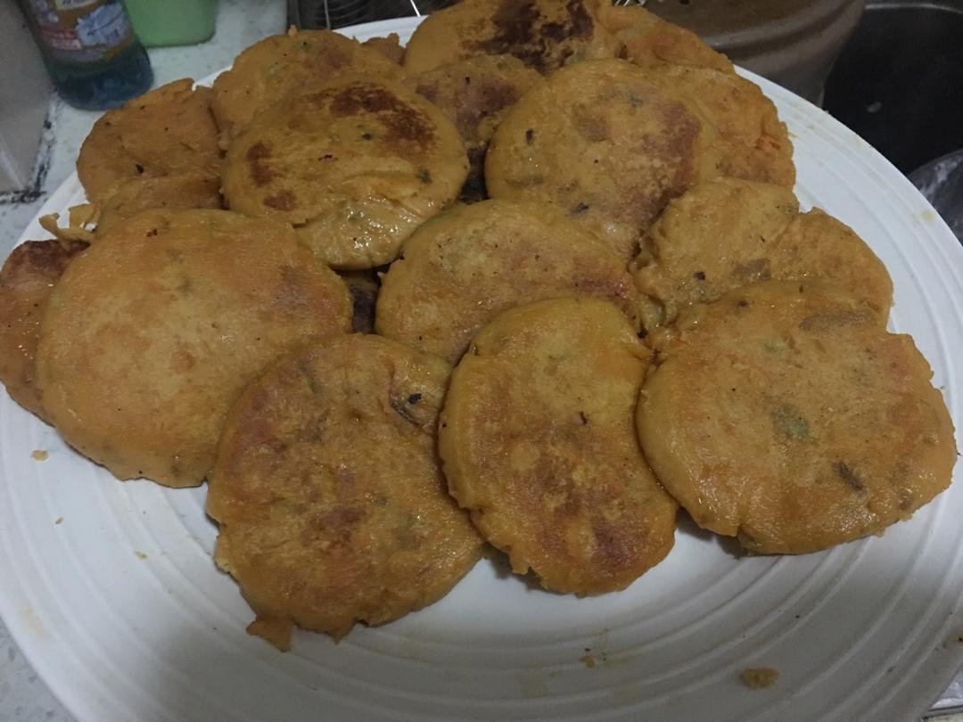 糯米红薯饼