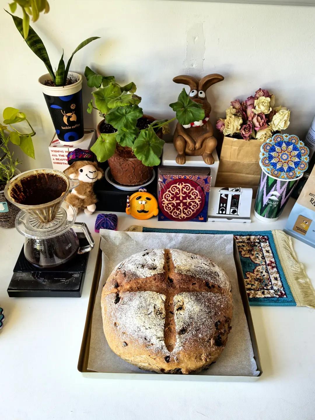 德国婆婆秘方·只多一料·香得上天的全麦核桃蔓越欧包