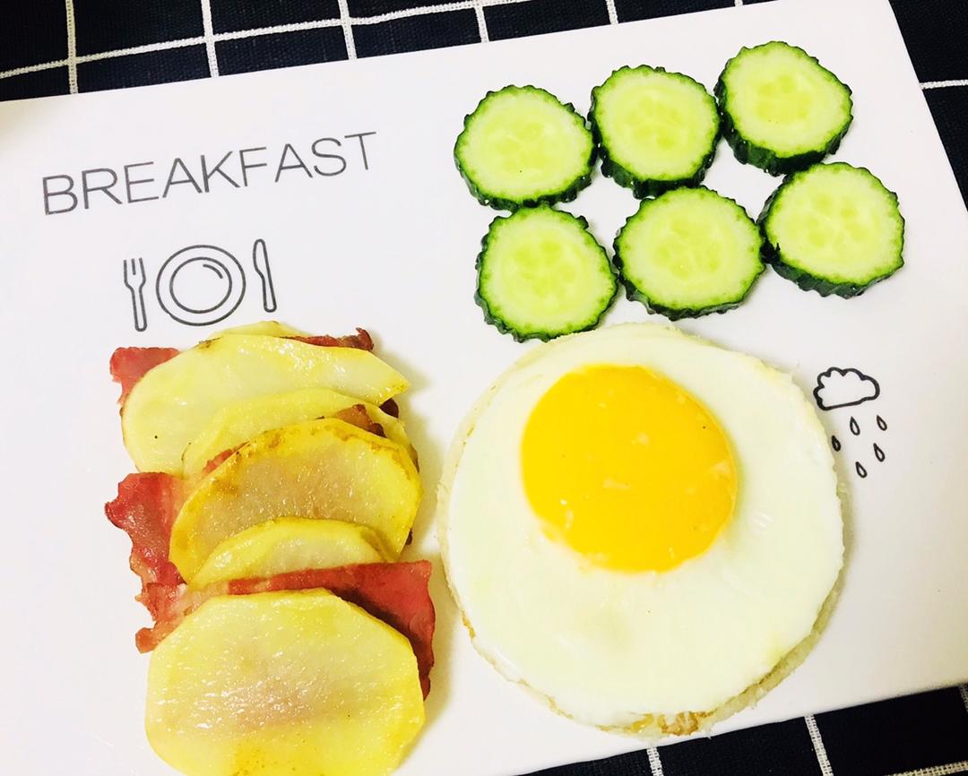 10分钟就上桌——培根土豆夹