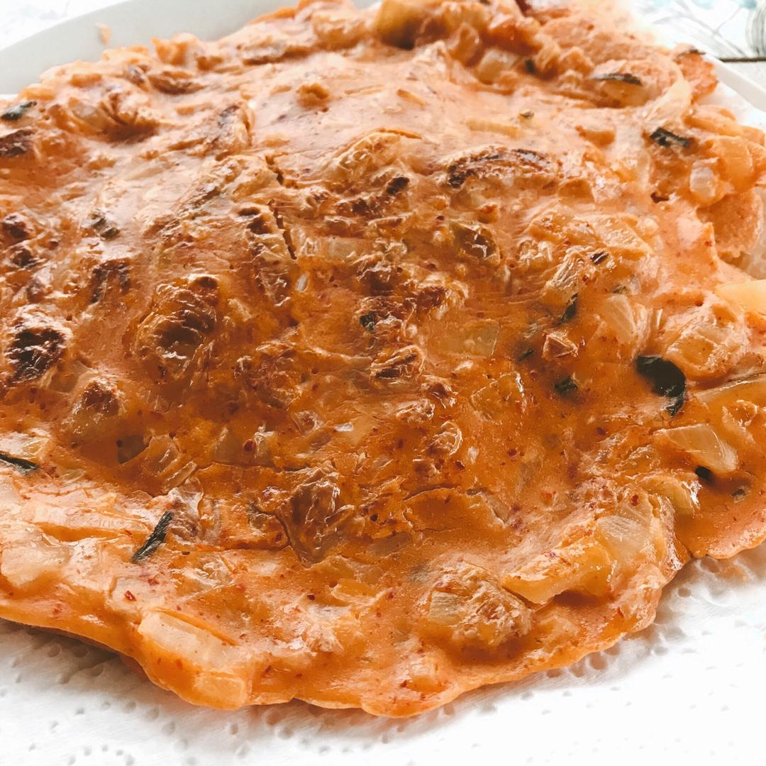 堂妈教你做泡菜饼