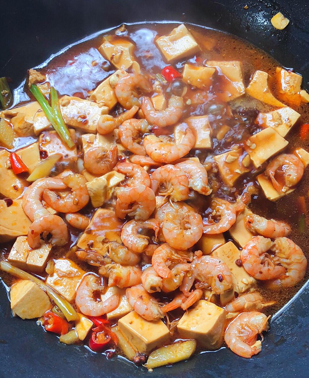虾仁豆腐