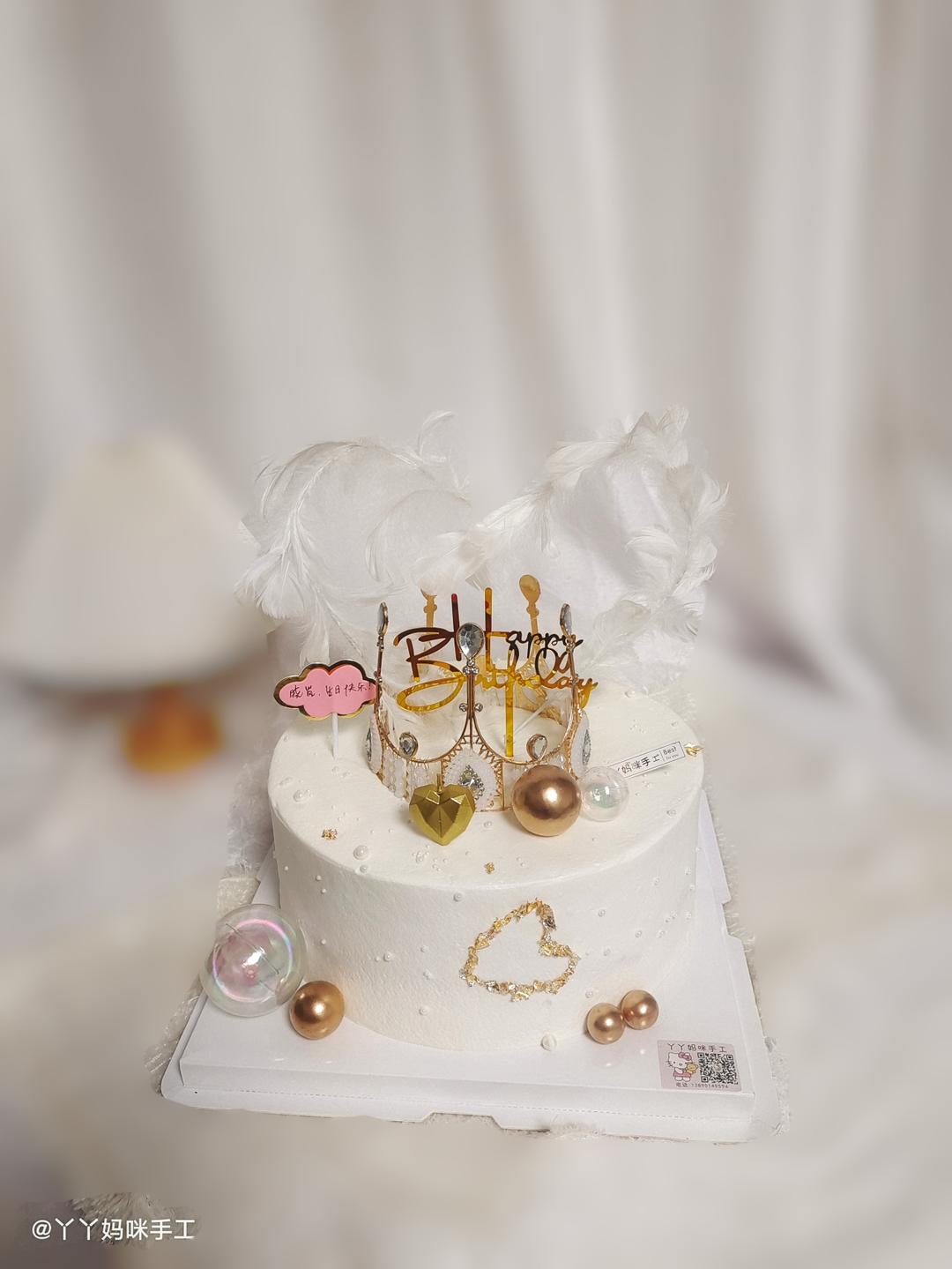 生日蛋糕—戚风六寸(高比克风炉版)