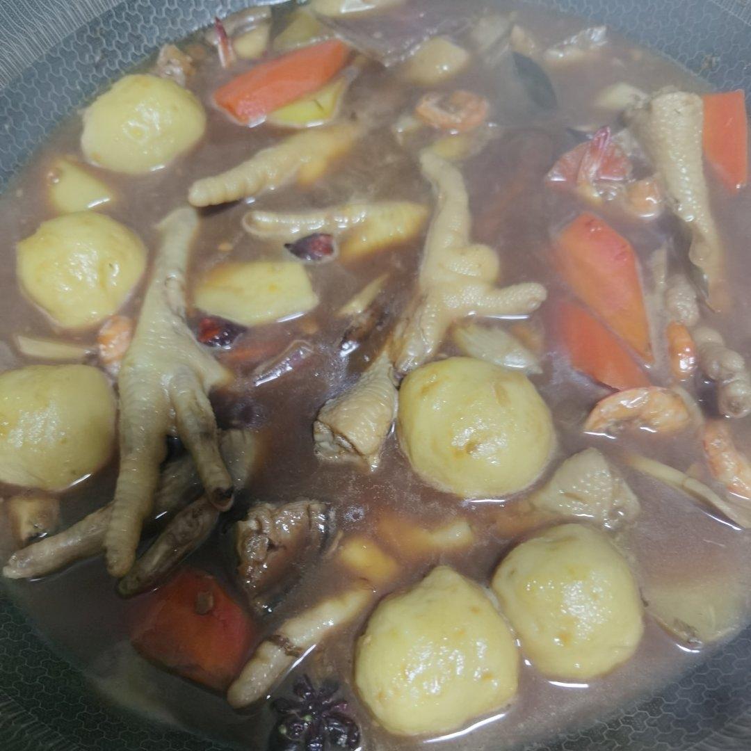 完美复制胖哥俩鸡爪煲