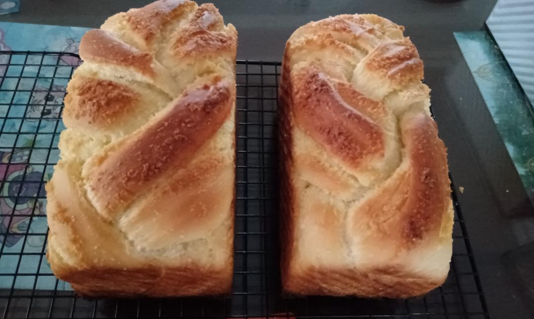 椰蓉满满吐司！幸福的味道。