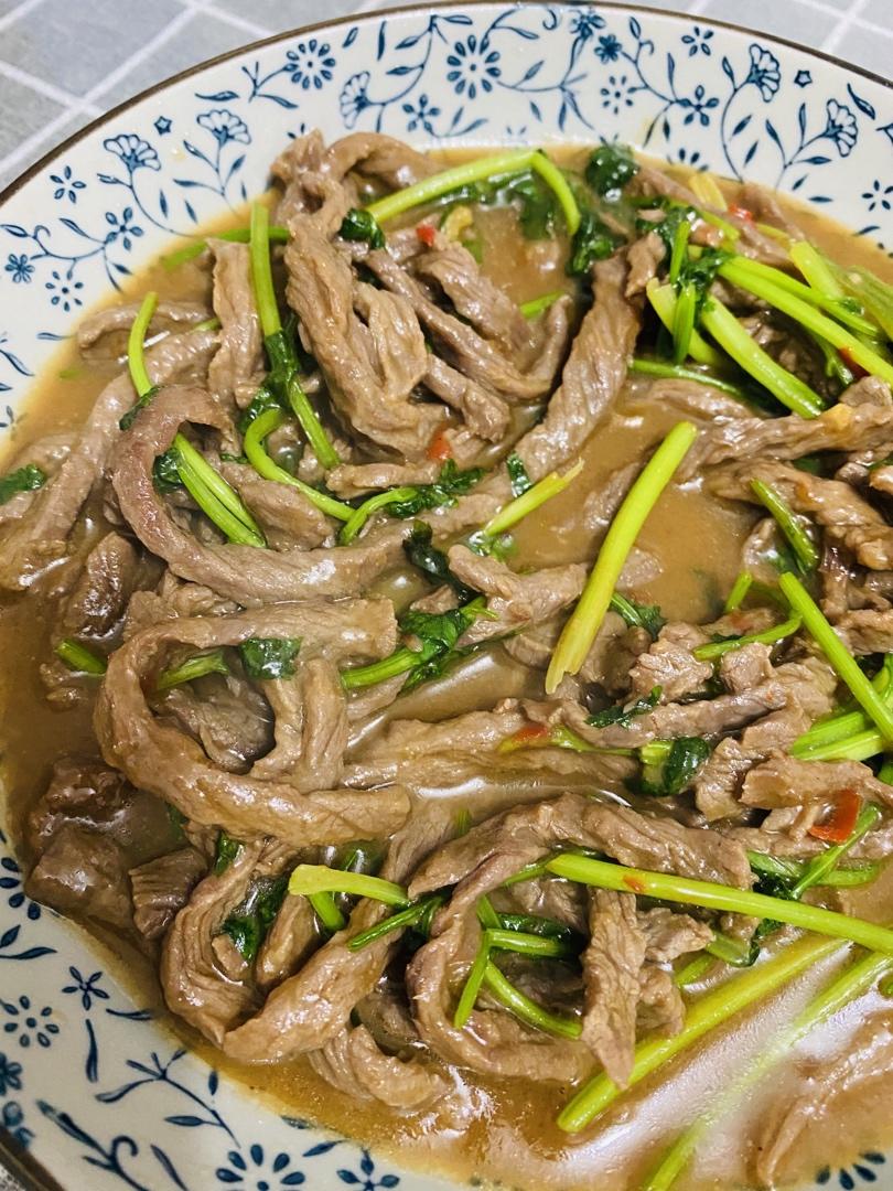 香菜牛肉