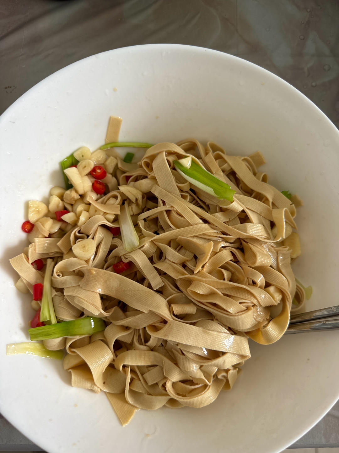 葱油干豆腐