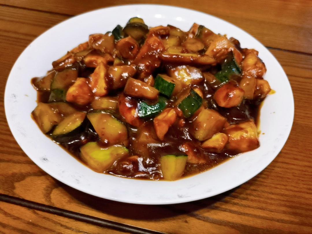 傻润润做的酱爆鸡丁