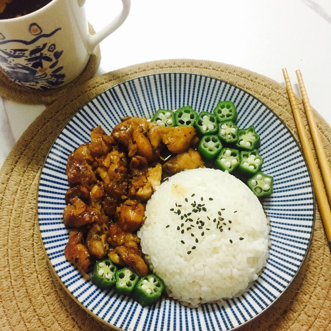 照烧鸡腿饭
