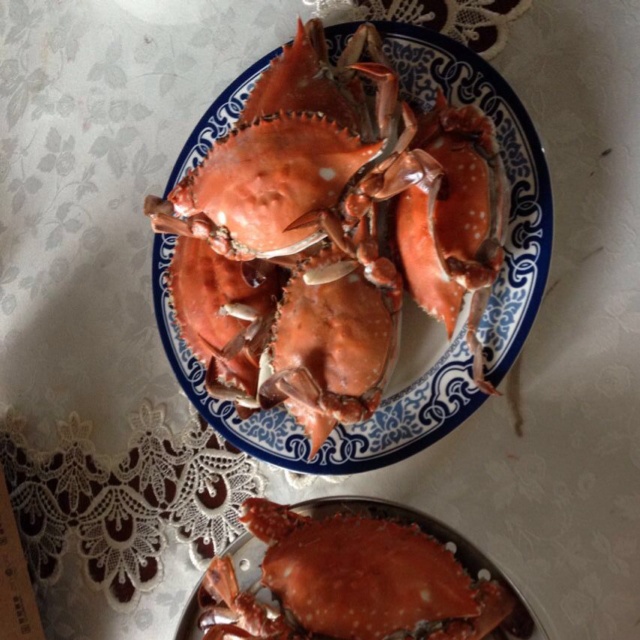 清蒸梭子蟹（怎样蒸蟹脚不会断）