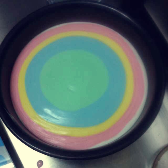 彩虹慕斯蛋糕