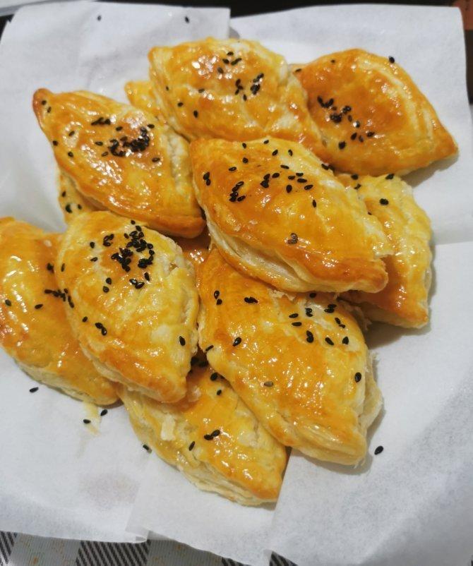 蛋挞皮版菠萝派 懒人版水果派 酥酥的派