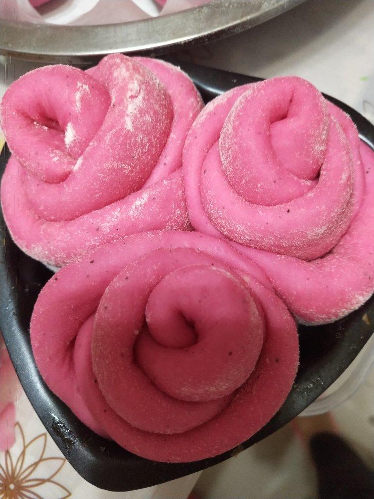 玫瑰花面包