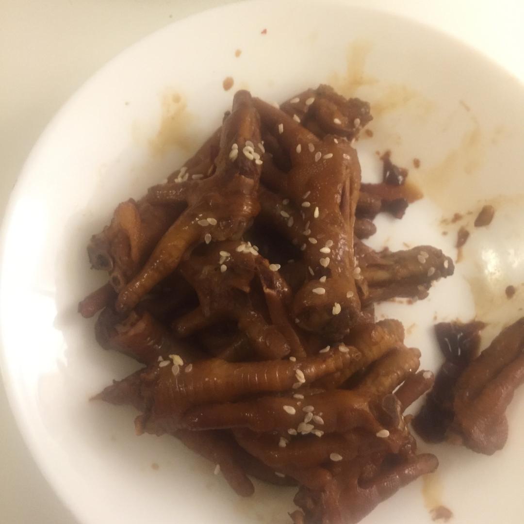 香辣卤鸡爪