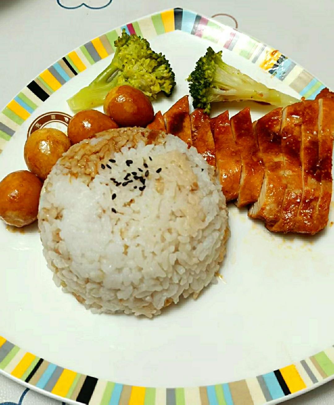 照烧鸡腿饭