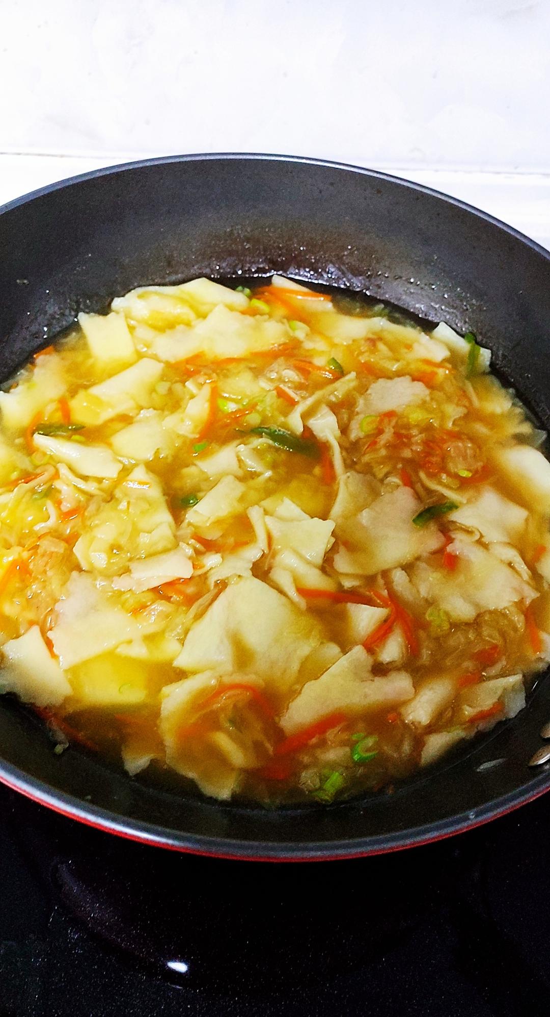 宝宝爱吃的蔬菜面片汤