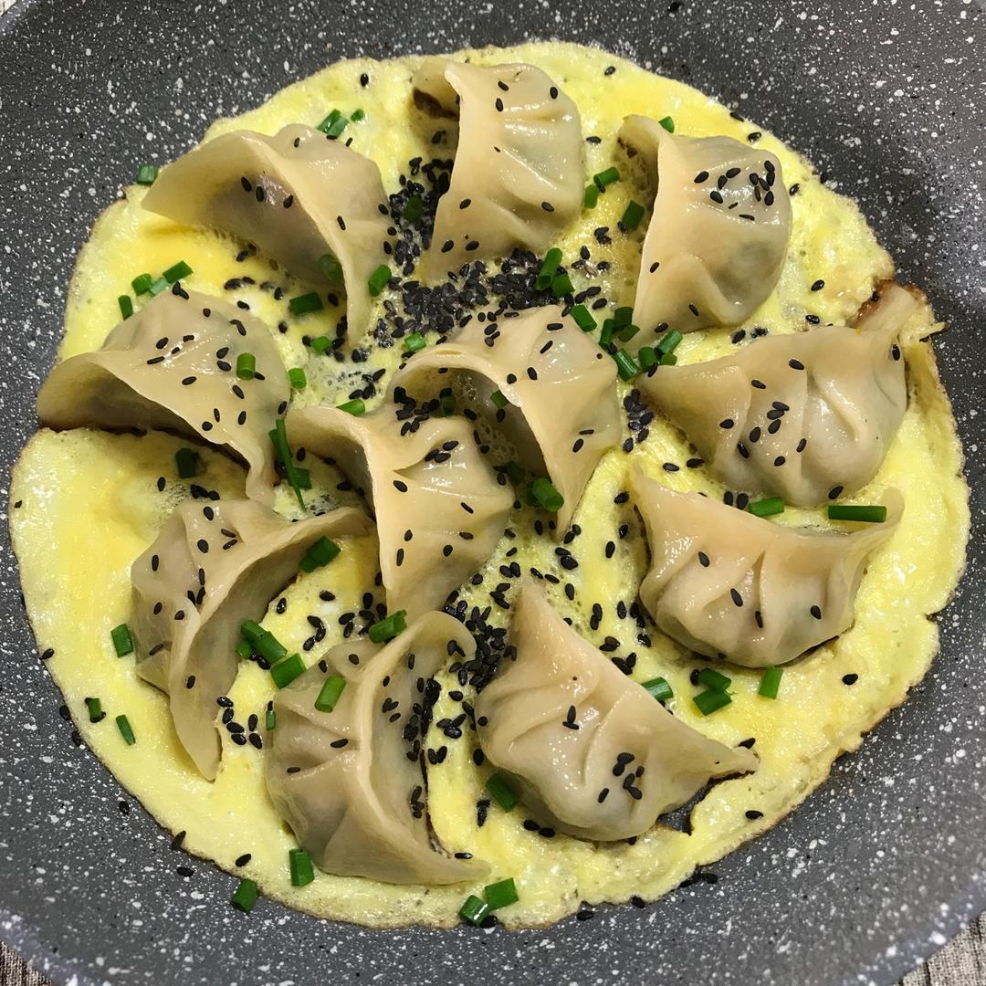 懒人快手抱蛋煎饺