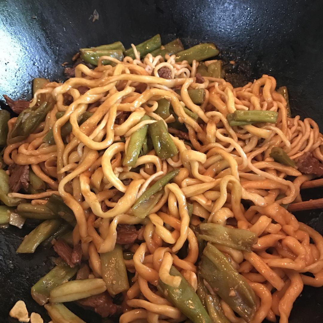 豆角焖面