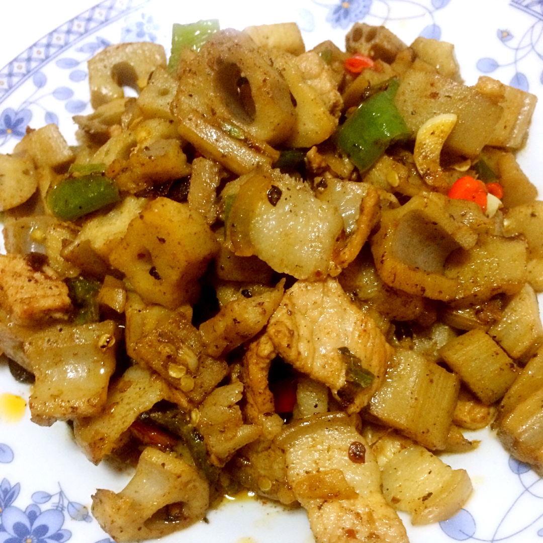 辣炒藕丁