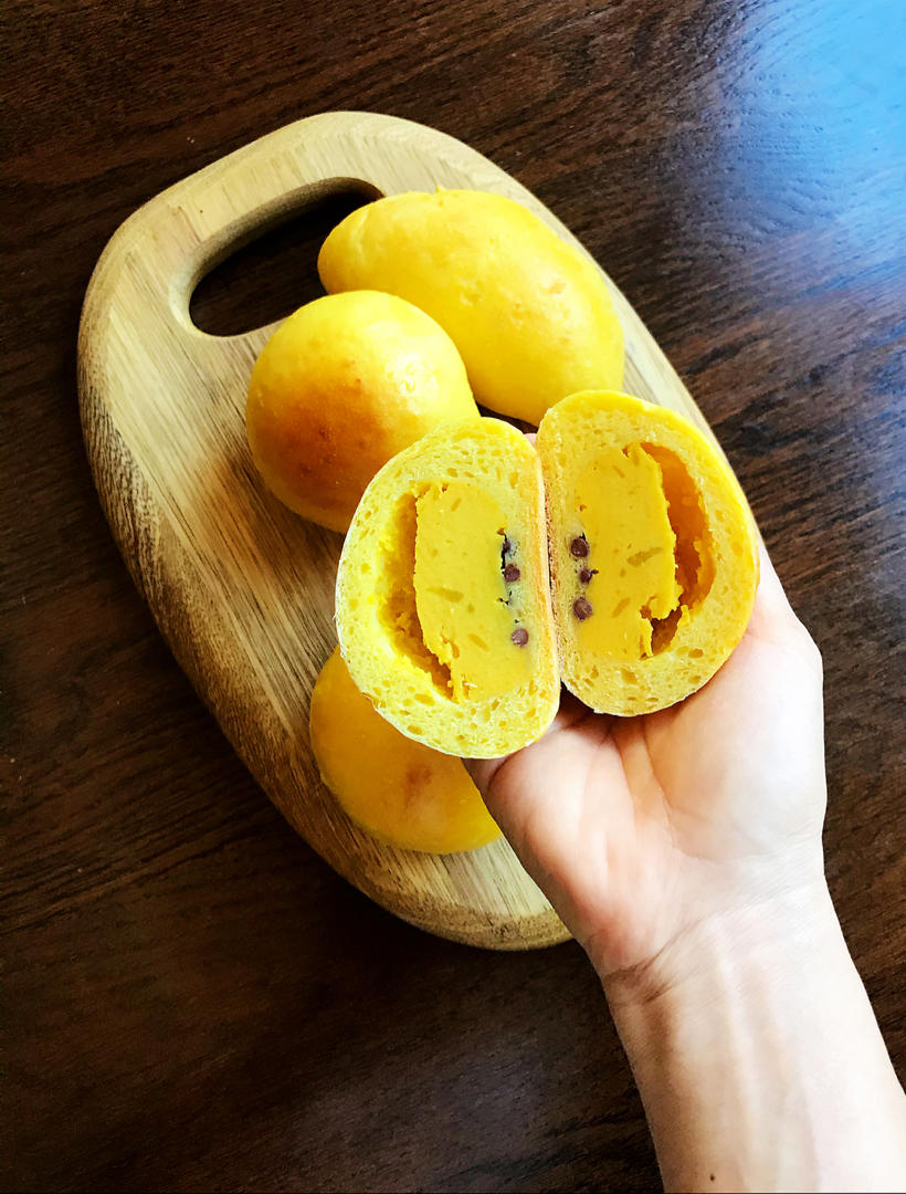 豆乳卡仕达面包