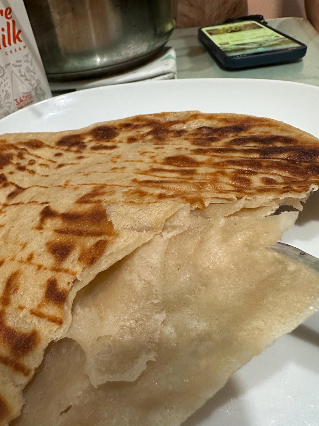 烙饼不硬的小窍门 掌握了你也能看出柔软多层凉了不硬的小油饼