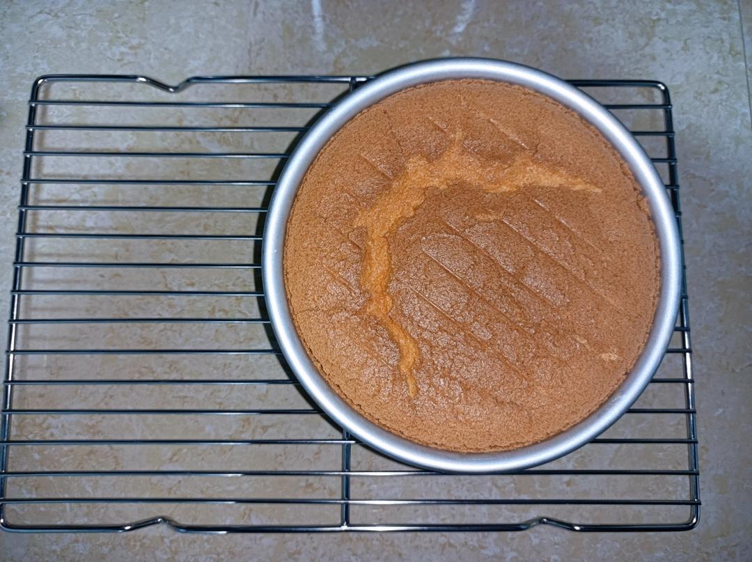 超柔软6寸戚风蛋糕(附8寸配方)零失败 超详细‼️含操作视频