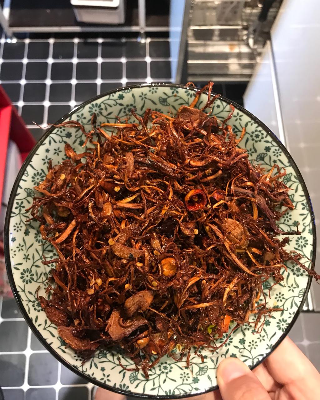油炸鸡纵菌（油鸡纵）拌面一流