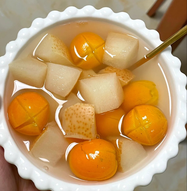止咳化痰一周搞定-金桔梨子水的做法 步驟5