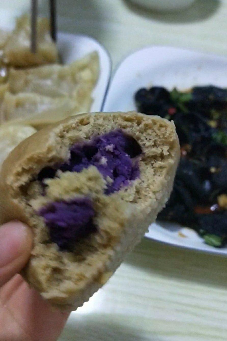 全麦紫薯包
