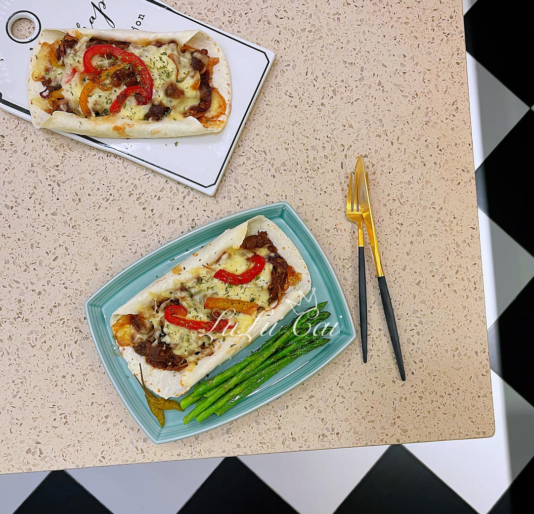 🍅番茄芝士牛肉卷‼️复刻星爸爸同款🌮巨简单