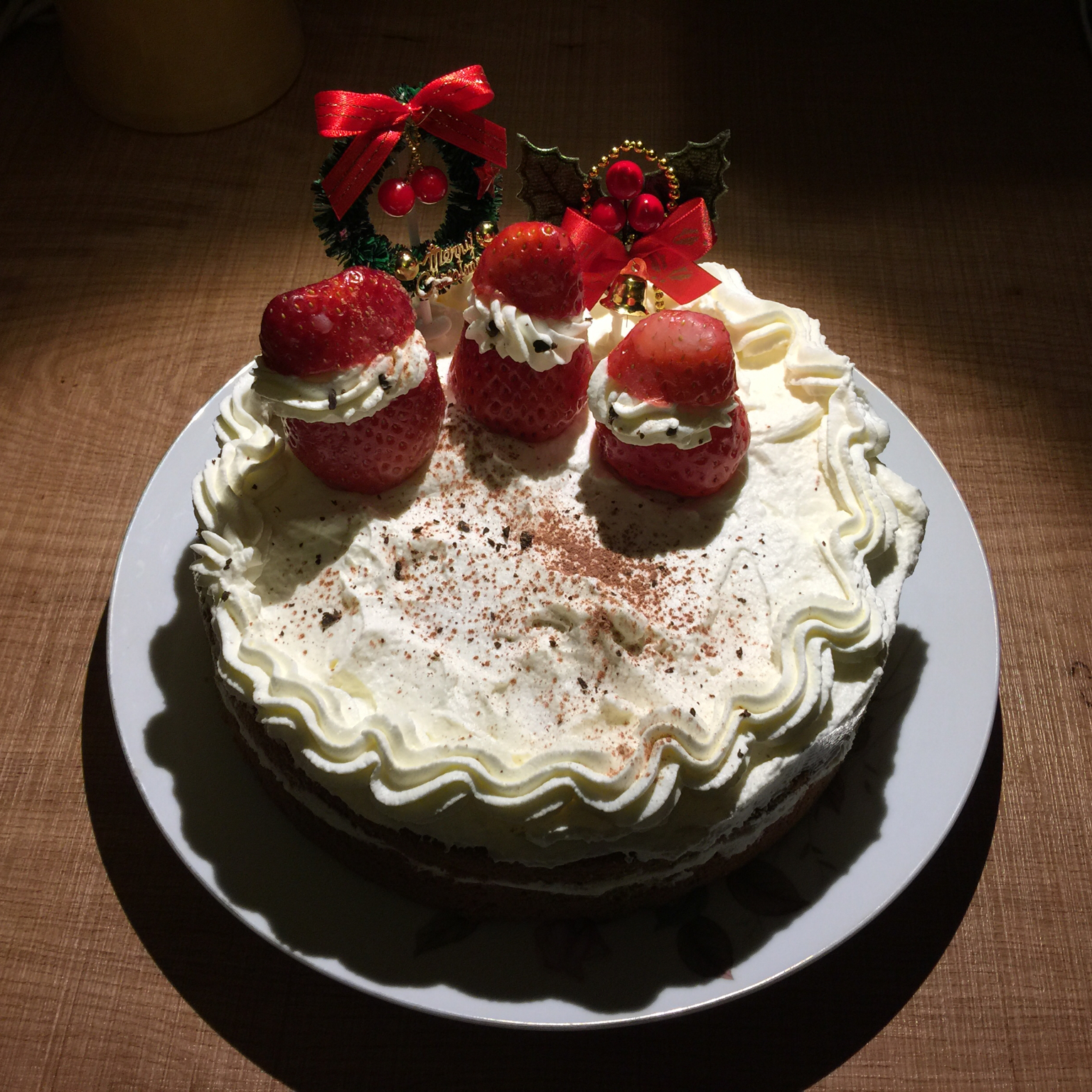 圣诞呆萌裸蛋糕