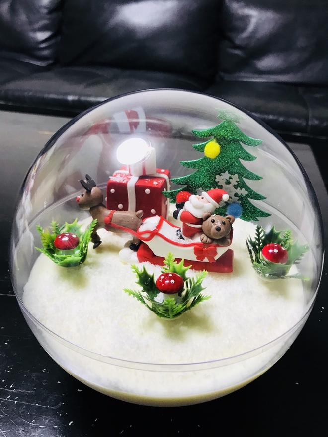 圣诞雪布蕾水晶球的做法