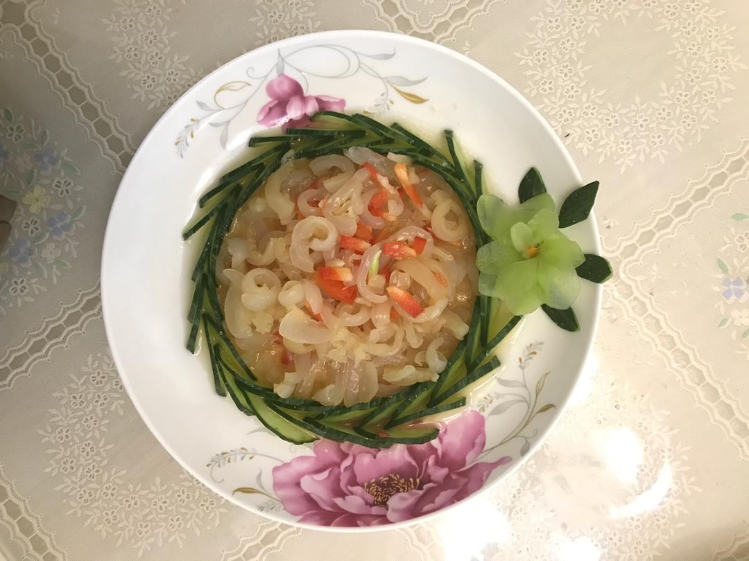 简单美丽的盘饰（1）——（不会雕刻也能做出）黄瓜拼装花