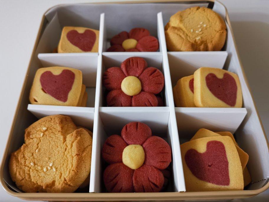 送你一朵小红花同款饼干