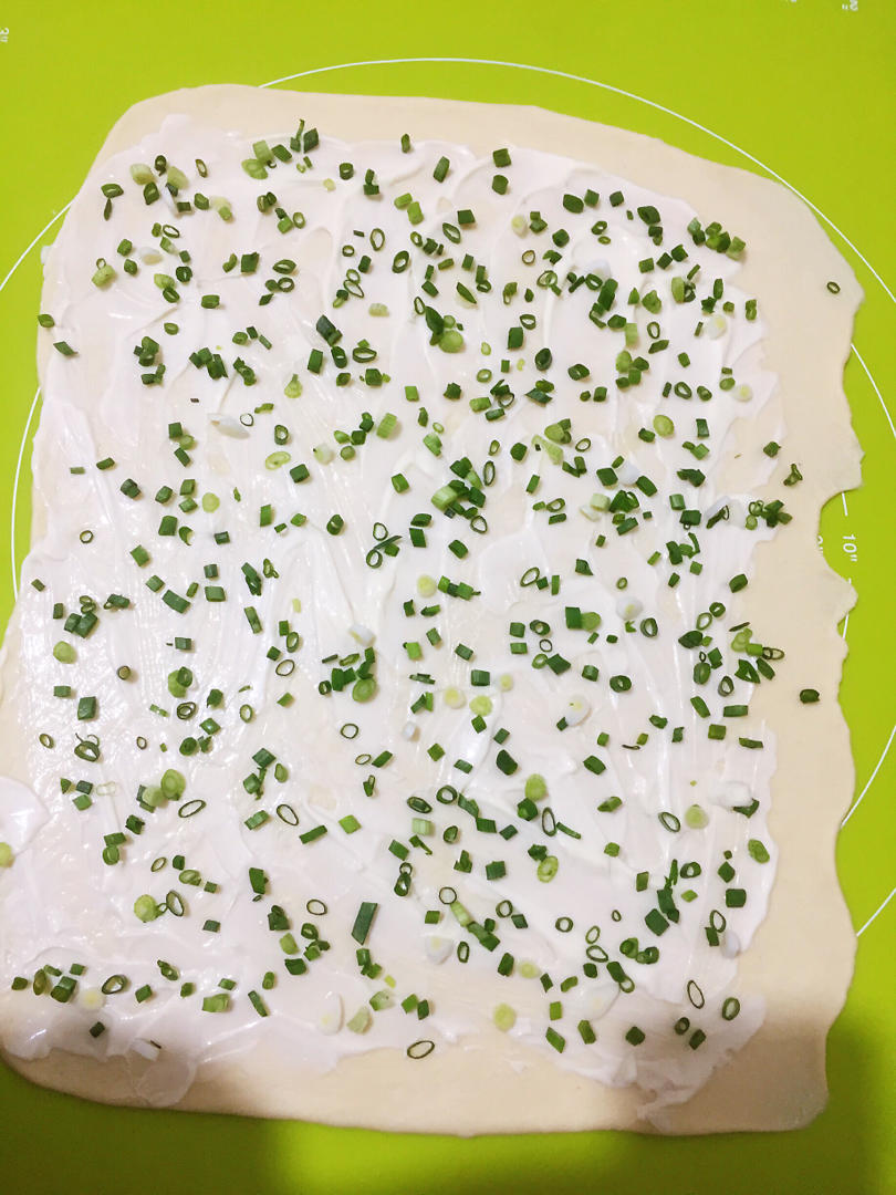 香葱肉松手撕吐司