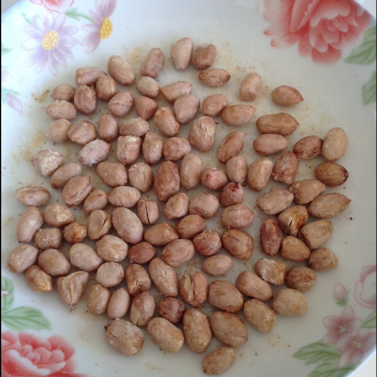盐焗花生微波炉版本