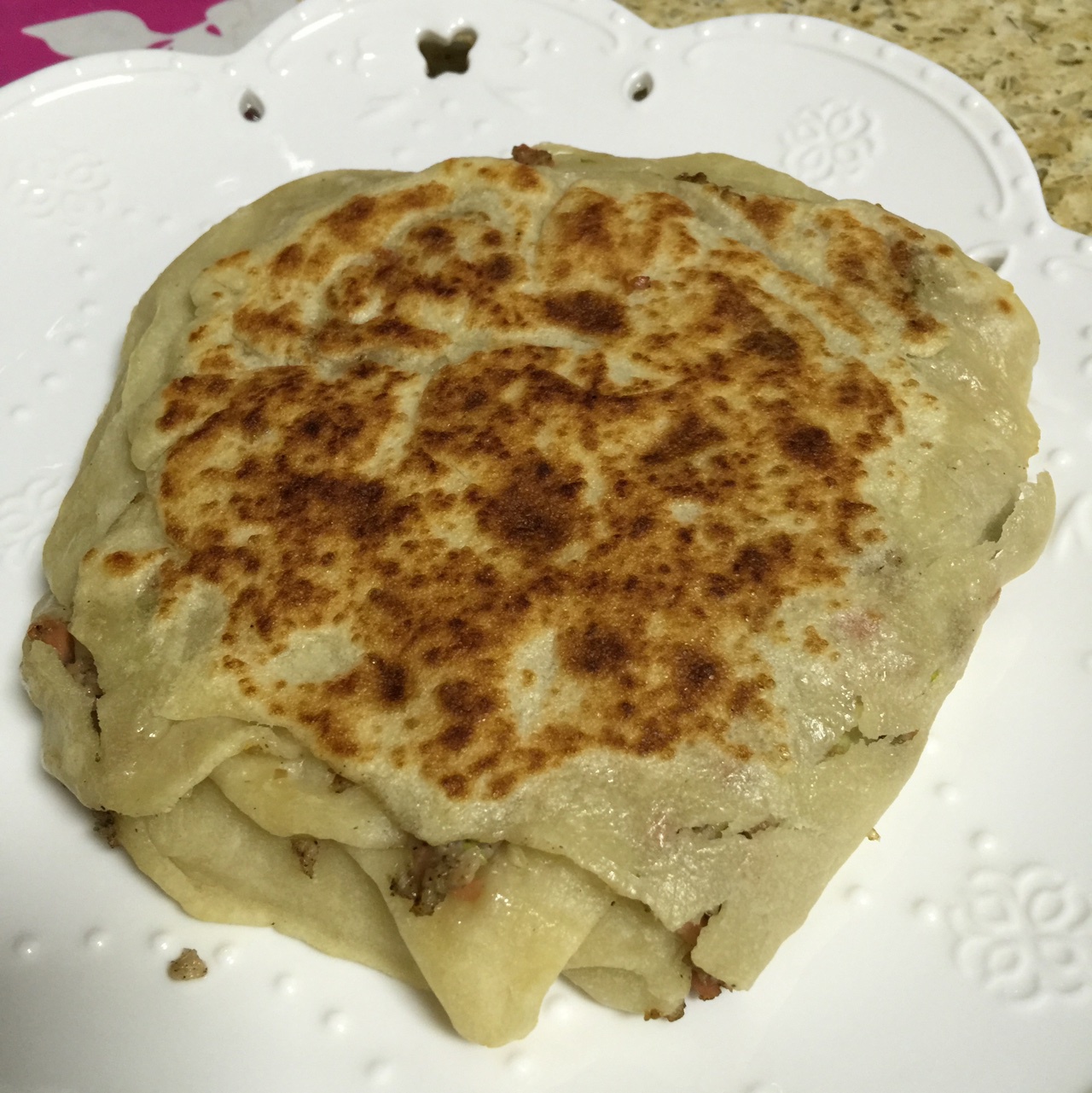 九层芝麻酱红糖饼