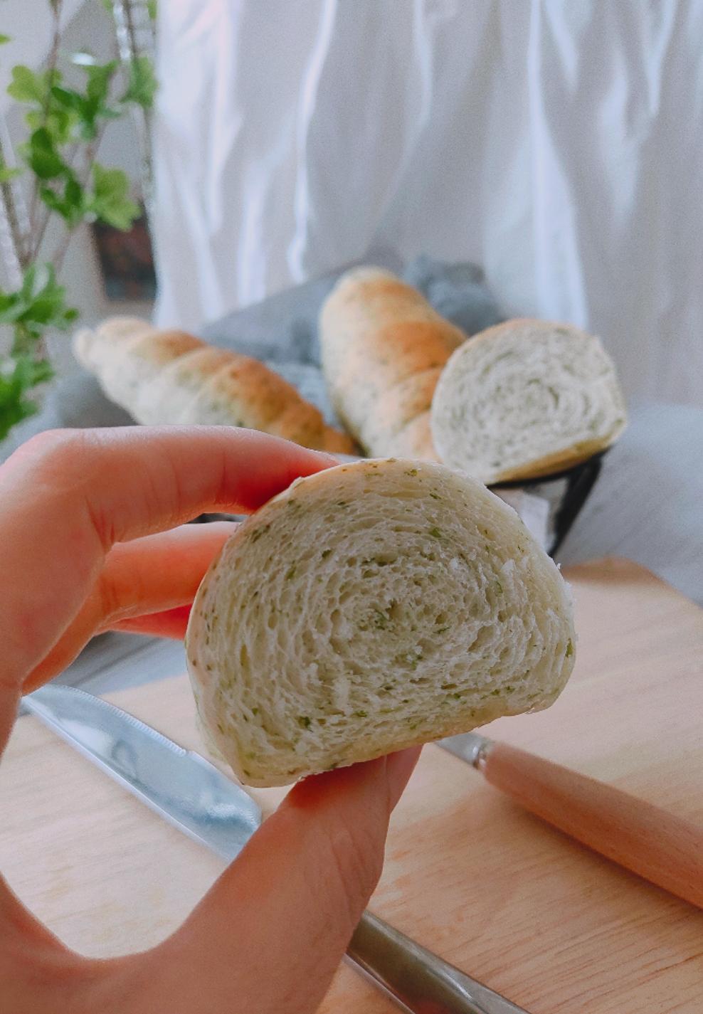 海苔盐面包-博世烤箱