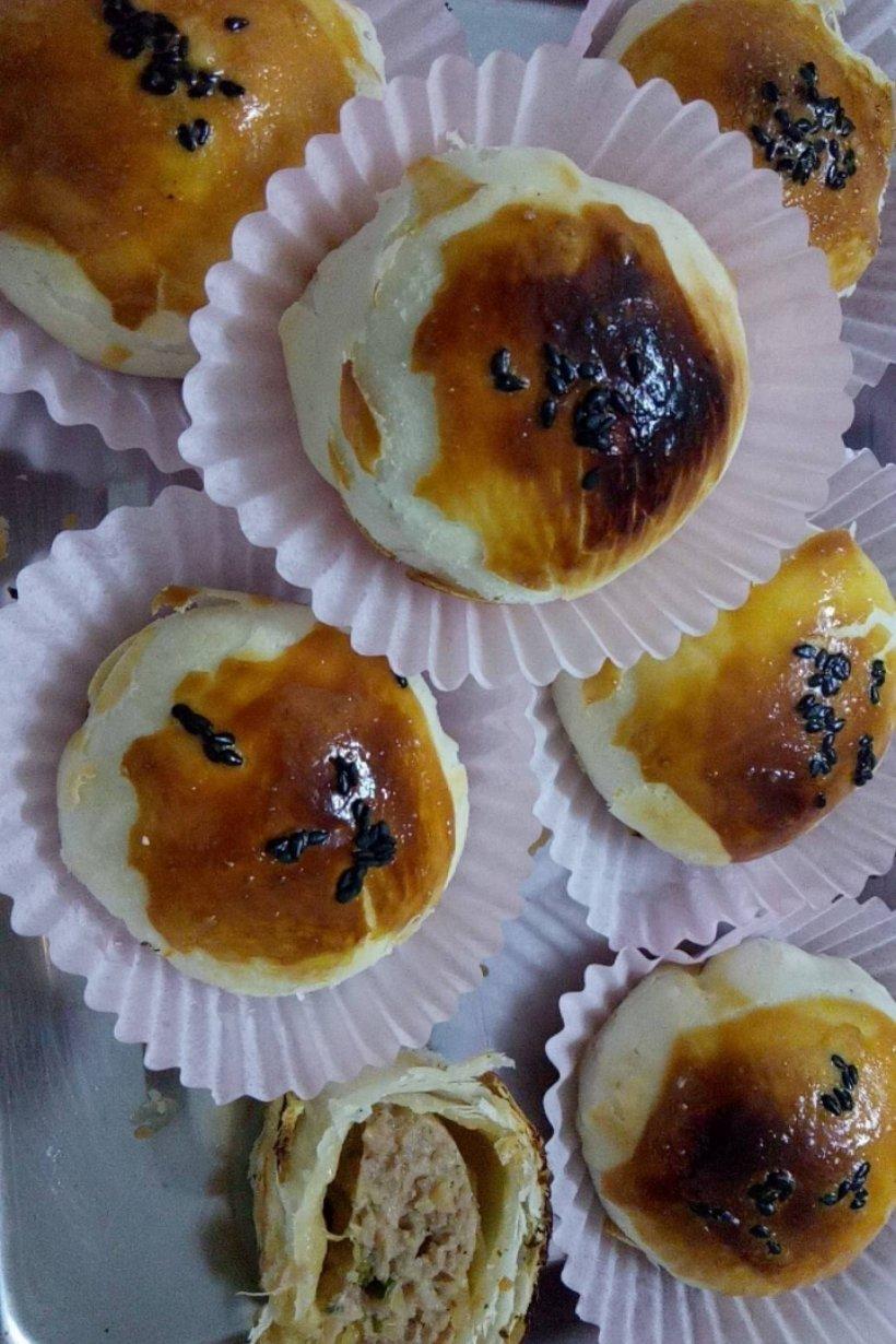 泳式鲜肉榨菜月饼