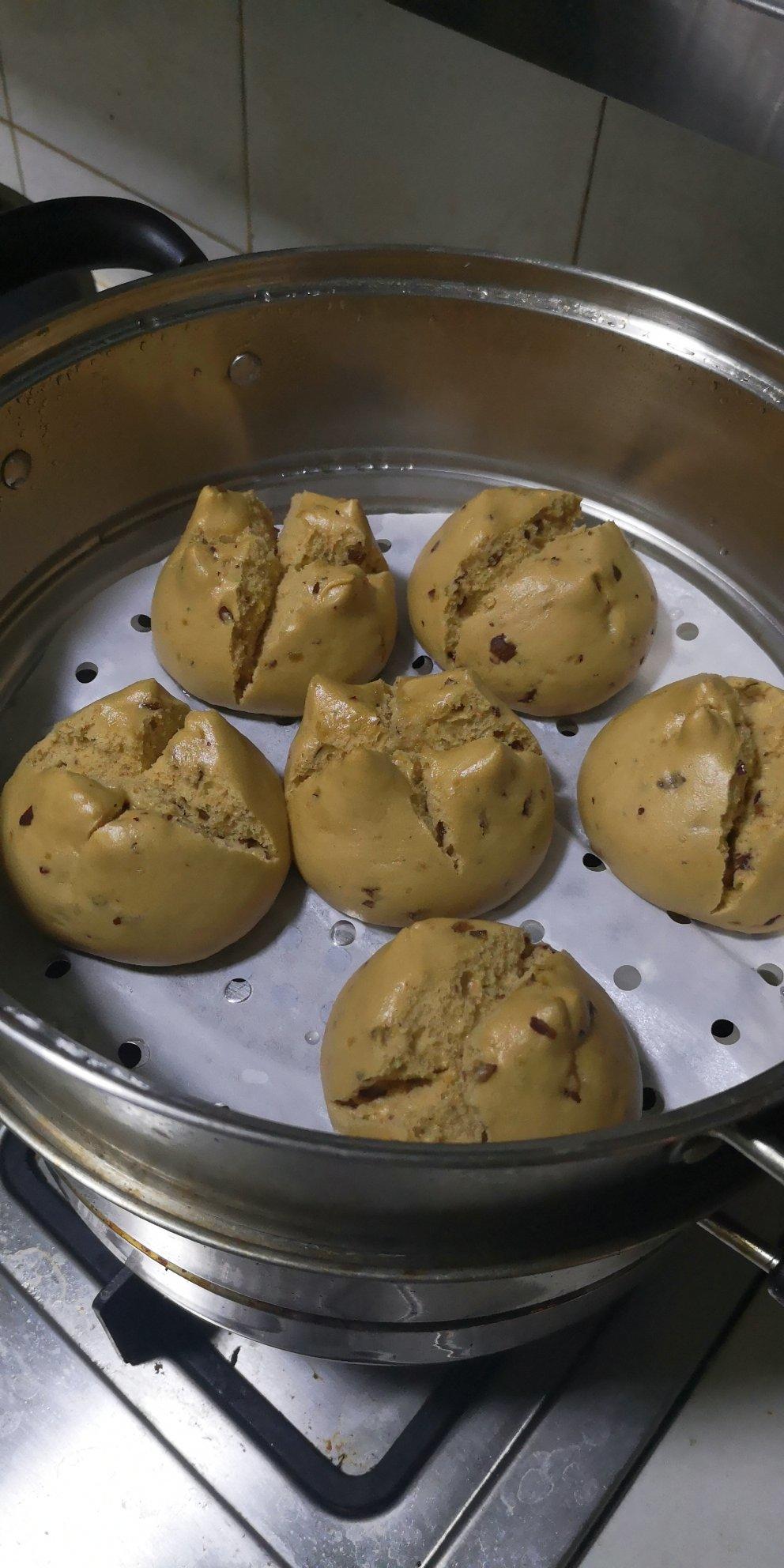 红糖红枣开花馒头（一次性发酵）