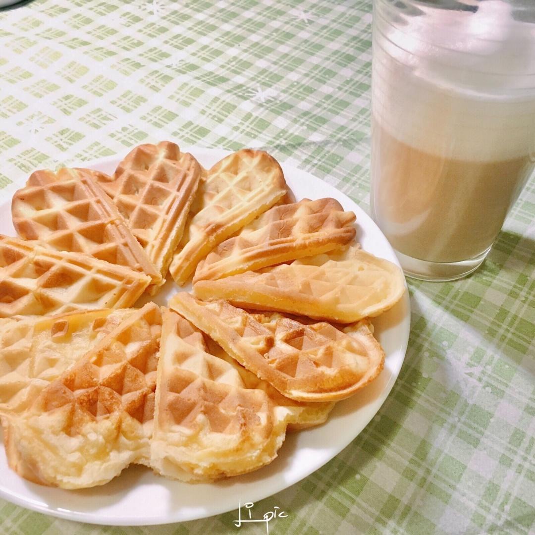 华夫饼（华夫饼机）配方/超简单超好吃